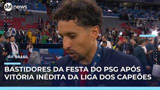 Marquinhos celebra vitória do PSG: "Sou apaixonado por este clube" | SBT Brasil (31/05/25)