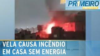 Apagão em SP: Sem luz, casa pega fogo após morador usar vela | Primeiro Impacto (15/10/24)