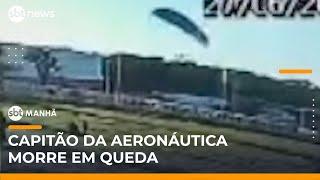 Capitão da Aeronáutica morre em queda de parapente em Goiás | #SBTManhã