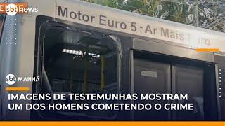 Dois homens são presos por vandalizarem ônibus em SP | #SBTManhã