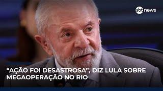 "Houve matança", diz Lula sobre megaoperação no Rio | #SBTNews