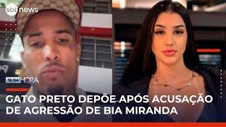 Influenciador Gato Preto é acusado de agressão por Bia Miranda após discussão em hotel | #TanaHora