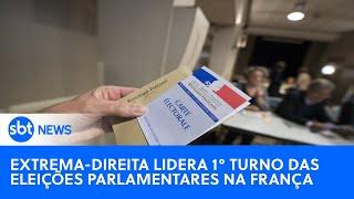 ▶️ SBT News na TV | Extrema-Direita lidera 1° turno das eleições parlamentares na França