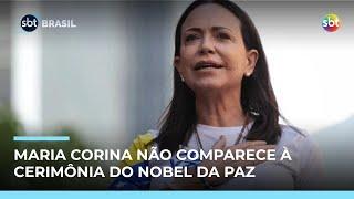 Maria Corina não comparece à cerimônia do Nobel da Paz; filha recebe prêmio em Oslo