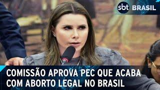 Comissão da Câmara aprova proposta que acaba com aborto legal no Brasil | SBT Brasil (27/11/24)