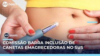 Comissão barra inclusão de canetas emagrecedoras em lista do SUS | SBT Brasil (19/05/25)