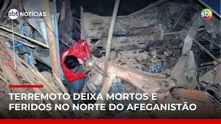 Terremoto de magnitude 6,3 atinge o Afeganistão e deixa ao menos 10 mortos | #SBTNotícias