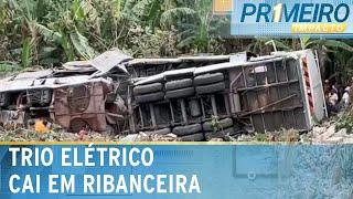 Três morrem após trio elétrico capotar em estrada de Pernambuco | Primeiro Impacto (21/10/24)