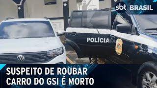 Polícia mata suspeito de roubar carro da equipe de segurança de Lula | SBT Brasil (11/10/24)