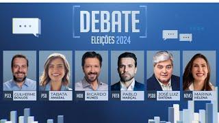 ▶️ Debate do SBT com candidatos à Prefeitura de São Paulo #DebateSBT