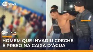 Preso, homem que invadiu creche em Brasília teria desavença com dono do local | #SBTNotícias