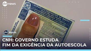 CNH mais barata: Governo abre consulta pública sobre fim da exigência da autoescola | #SBTBrasil