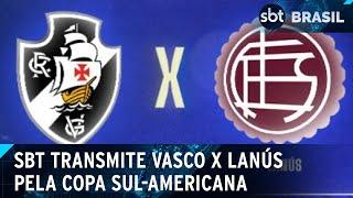 Vasco recebe o Lanús em confronto pela Copa Sul-Americana | SBT Brasil (22/04/25)