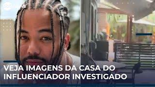 Vídeo mostra casa de Hytalo Santos durante batida policial; máquina estava ligada | #SBTNews