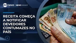 Receita começa a notificar devedores contumazes no país | #NewsManhã