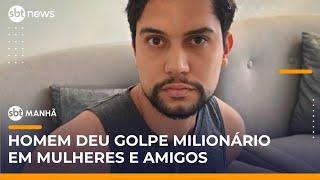 Golpista é preso após prejuízo de R$ 6 milhões a mulheres e amigos | #SBTManhã