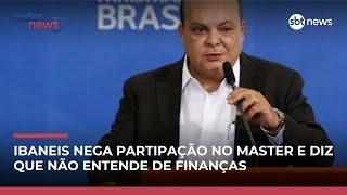 Ibaneis diz que não entende de finanças e nega participação no caso Banco Master
