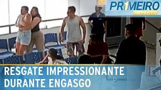 Enfermeira relata como salvou vítima de engasgo em clínica | Primeiro Impacto (13/01/25)