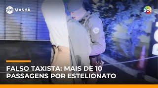 Estelionato: falso taxista é preso com 160 cartões de vítimas e maquininhas | #SBTManha