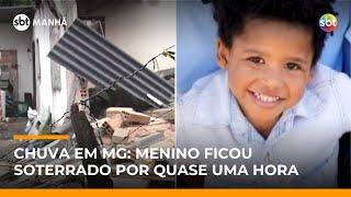 Menino de 5 anos morre após ser soterrado durante chuva em Sabará (MG) | #SBTManhã