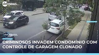 Criminosos invadem condomínio em São Paulo, mas são impedidos pela polícia | #SBTBrasil 