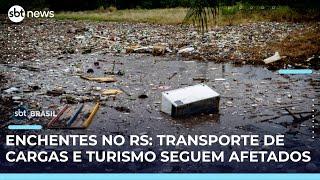 Ferrovias gaúchas permanecem isoladas do Brasil desde enchentes de 2024 | SBT Brasil (30/04/25)