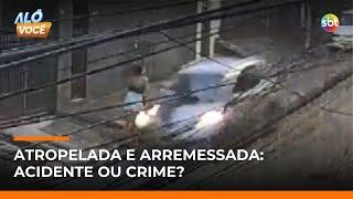 Motorista que atropelou e arremessou mulher na Grande SP é procurado pela polícia | #AloVoce