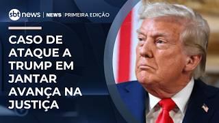 Suspeito de tentar matar Trump é acusado formalmente nos EUA | #NewsPrimeiraEdição
