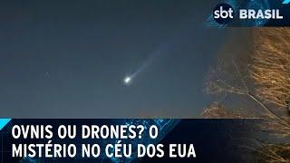 Mistério nos EUA: população flagra objetos desconhecidos no céu | SBT Brasil (16/12/24)