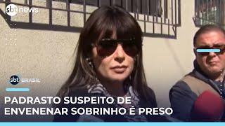 Envenenamento no ABC: delegada afirma que padrasto cometeu o crime | #SBTBrasil 
