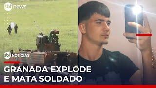 Soldado morre após explosão de granada durante treinamento em SC | #SBTNoticias