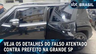 Ex-prefeito de Taboão da Serra é investigado por forjar atentado sofrido | SBT Brasil (18/02/25)