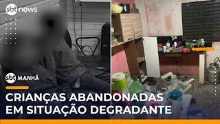 Crianças de 7 e 9 anos são resgatadas após três dias abandonadas no DF | #SBTManhã