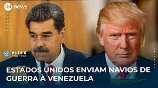 Estados Unidos enviam navios de guerra à Venezuela