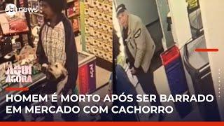 Família protesta por morte de homem em supermercado de Santo André (SP) | #AquiAgora