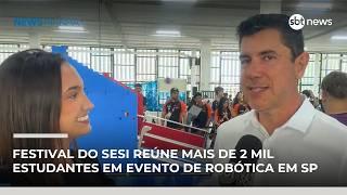 Festival do SESI reúne mais de 2 mil estudantes em evento de robótica em São Paulo | #NewsManhã