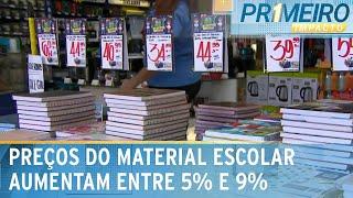 Aumento nos preços de material escolar preocupa pais | Primeiro Impacto (22/01/25)