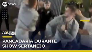 Vereador é acusado de incentivar pancadaria em show de dupla sertaneja | #PrimeiroImpacto