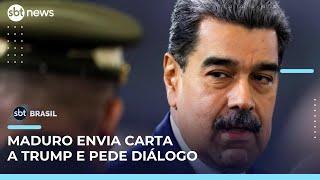 Maduro envia carta a Trump e nega envolvimento com tráfico de drogas | #SBTBrasil 