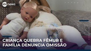 Criança quebra fêmur e família denuncia omissão em creche | #SBTNews Manhã (16/05/25)