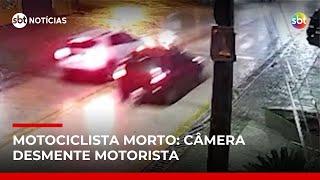 Mulher mente após morte e câmeras comprovam que motorista entrou na contramão | #SBTNotícias