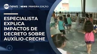 Especialista explica impactos de decreto sobre auxílio-creche | #NewsPrimeiraEdição
