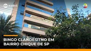 Polícia descobre bingo clandestino em bairro de alto padrão em SP | #SBTManha