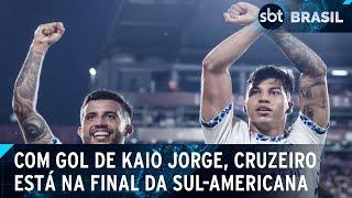 Cruzeiro vence Lanús e garante vaga na final da Copa Sul-Americana | SBT Brasil (31/10/24)