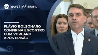Flávio Bolsonaro admite que visitou Daniel Vorcaro em casa após prisão em SP