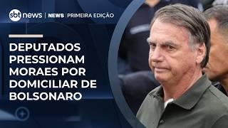 Bolsonaro segue na UTI e deputados pressionam Moraes por prisão domiciliar | #NewsPrimeiraEdição