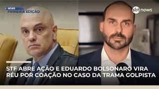 Eduardo Bolsonaro terá 15 dias para defesa após STF iniciar processo criminal | #NewsPrimeiraEdição