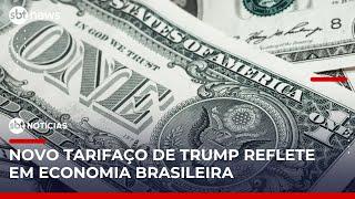 Dólar fecha em alta após Trump falar em nova tarifa ao Brasil | #SBTNotícias