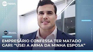 Empresário confessa ter matado gari com arma da esposa delegada em BH | #SBTBrasil 