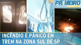 Incêndio em trem da ViaMobilidade causa pânico entre passageiros | Primeiro Impacto (15/10/24)